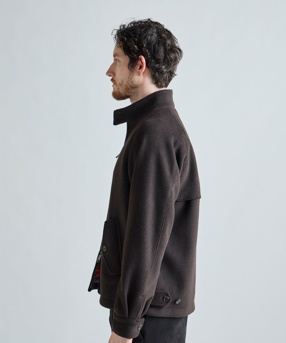 MEN'S BIGI 《別注》BARACUTA ツイルビーバージャージG4ブルゾン ブラウン