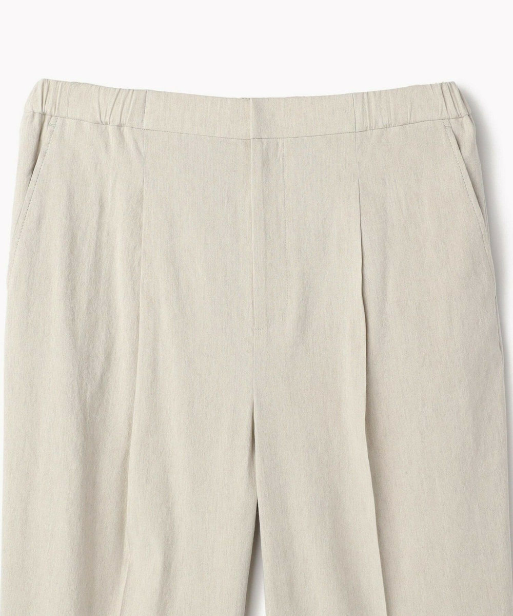 L'EQUIPE バイオリネンストレッチパンツ ベージュ
