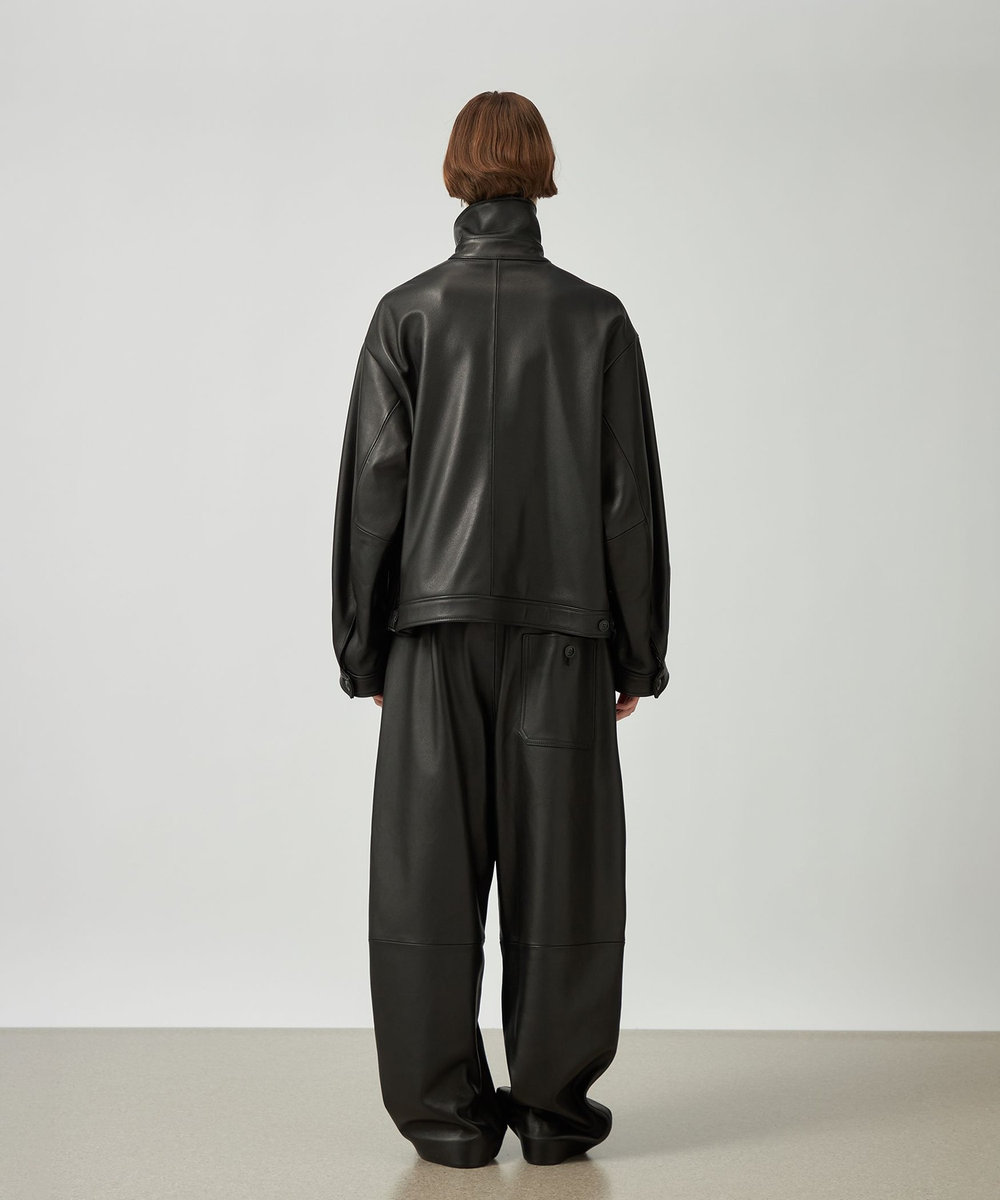DÉPAREILLÉ LAMB LEATHER BLOUSON / ラムレザーブルゾン ブラック