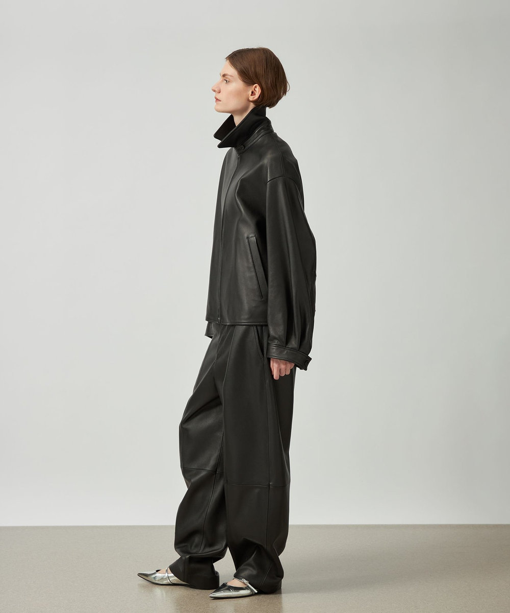 DÉPAREILLÉ LAMB LEATHER BLOUSON / ラムレザーブルゾン ブラック