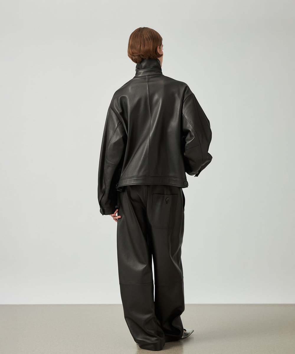DÉPAREILLÉ LAMB LEATHER BLOUSON / ラムレザーブルゾン ブラック