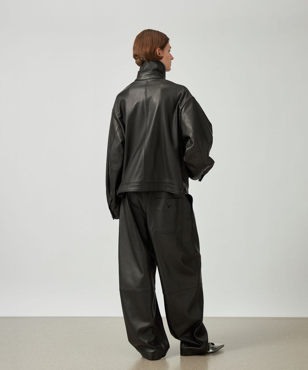 DÉPAREILLÉ LAMB LEATHER BLOUSON / ラムレザーブルゾン ブラック