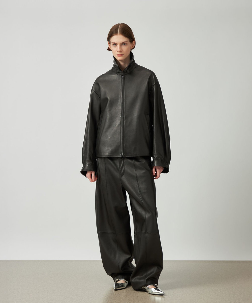 DÉPAREILLÉ LAMB LEATHER BLOUSON / ラムレザーブルゾン ブラック