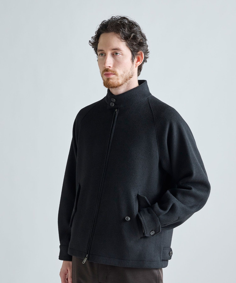 MEN'S BIGI 《別注》BARACUTA ツイルビーバージャージG4ブルゾン ブラック
