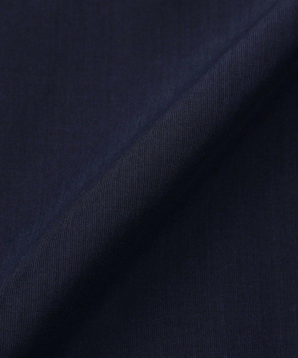 L'EQUIPE COUTURIER コットンシルクシャツ ネイビー
