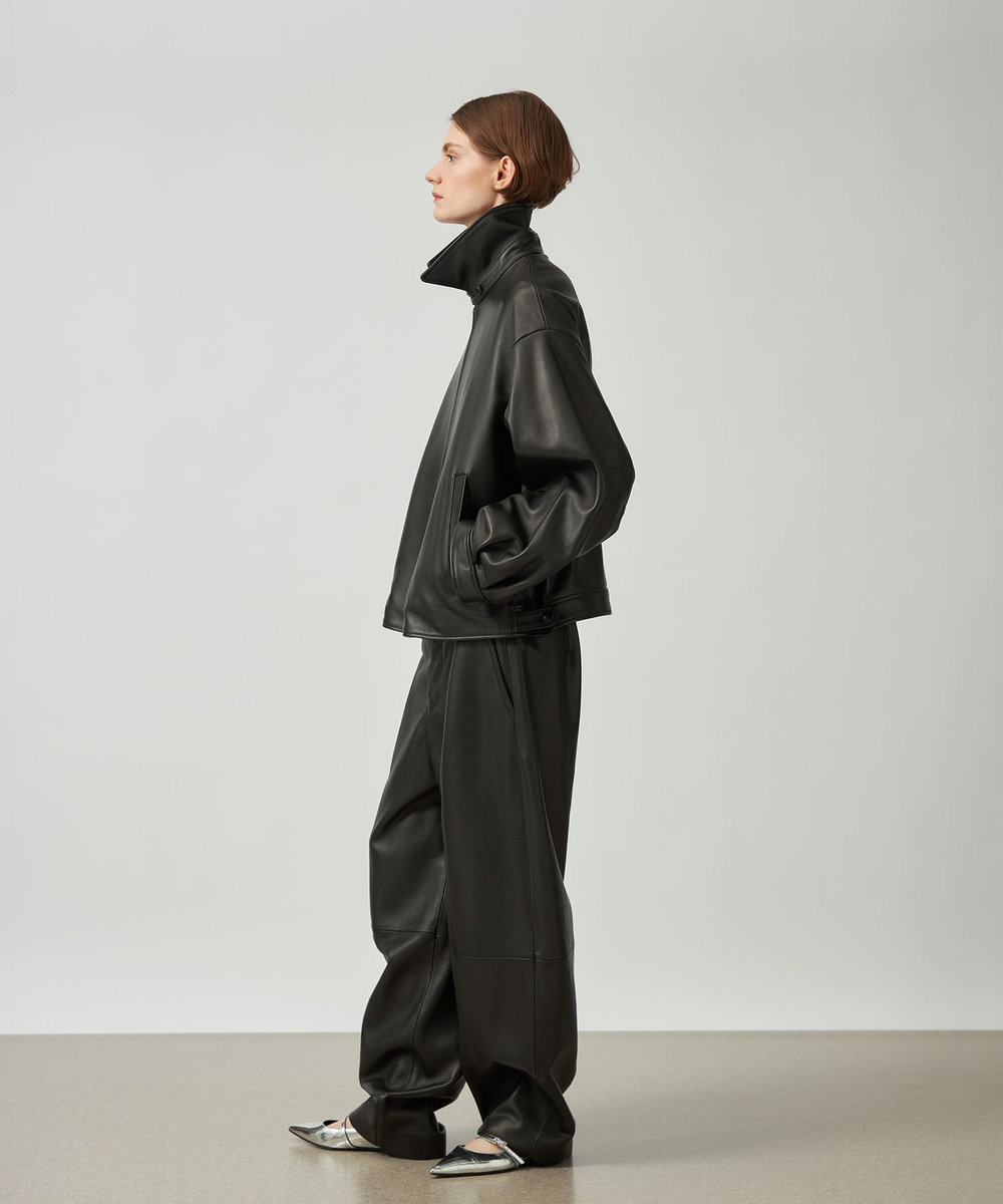 DÉPAREILLÉ LAMB LEATHER BLOUSON / ラムレザーブルゾン ブラック