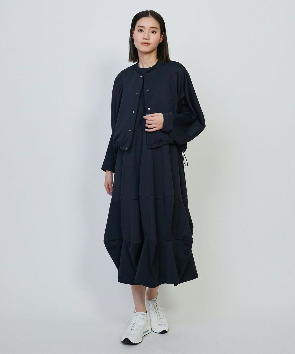 L'EQUIPE GREEN エコナイロンショートブルゾン ネイビー