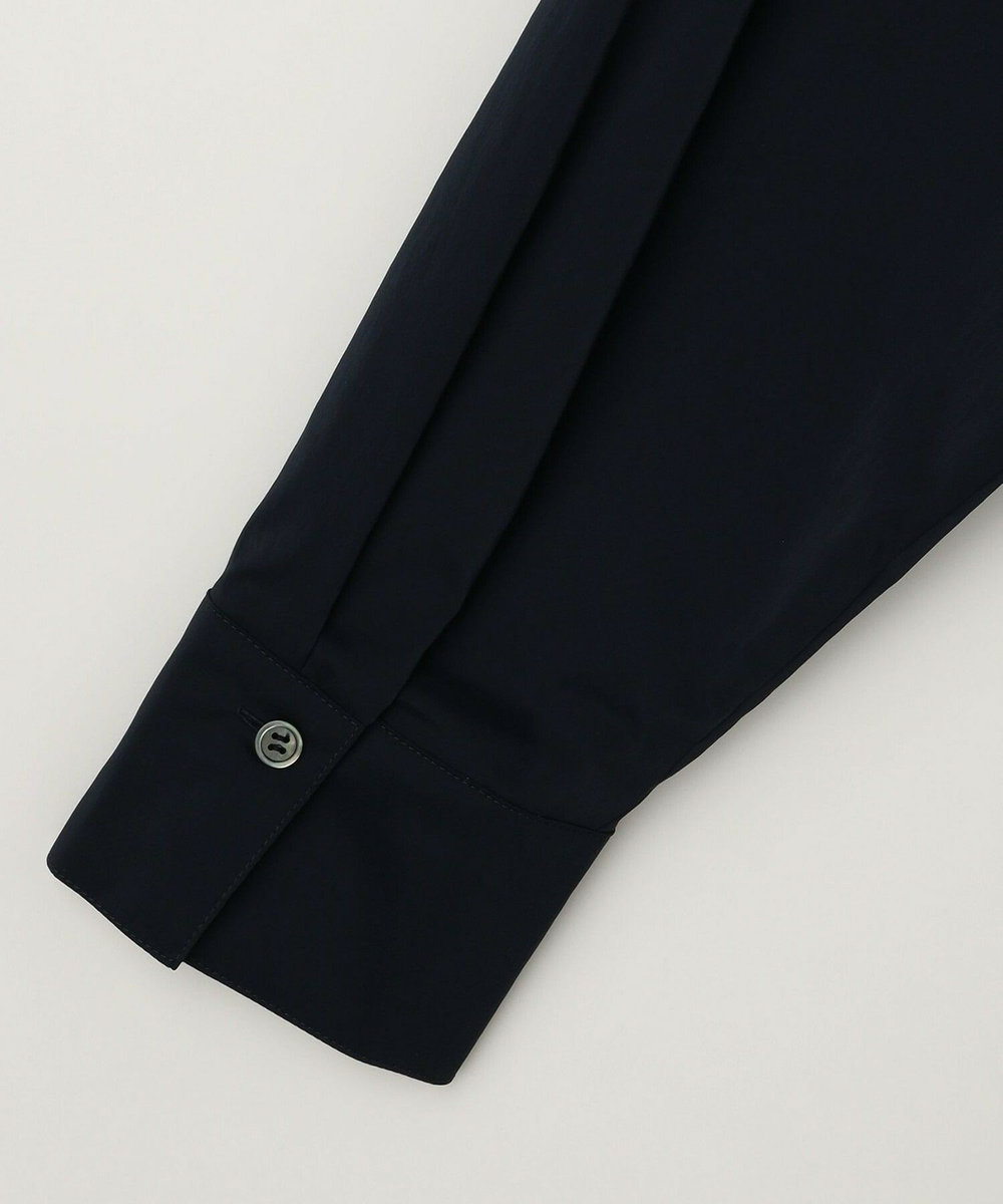 L'EQUIPE Lサイズ（大きいサイズ） 【大きいサイズ】ストレッチタフタシャツワンピース ネイビー