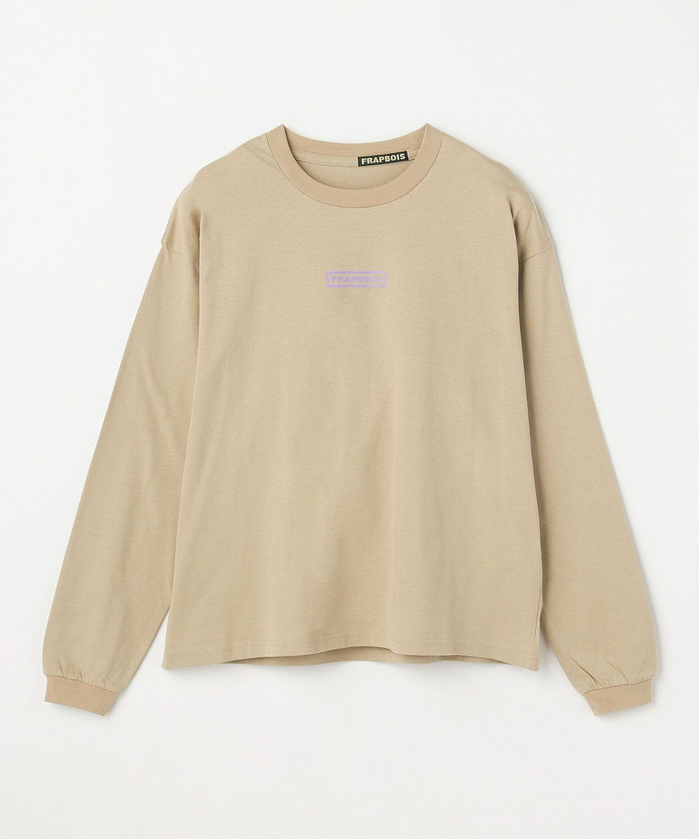 FRAPBOIS エトリーブTシャツ ベージュ