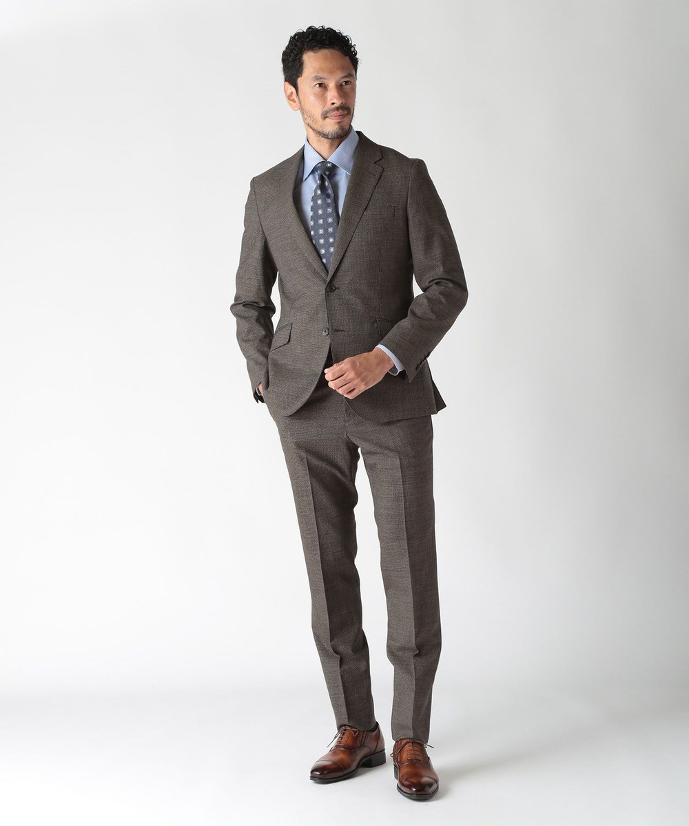 MEN'S BIGI 【TIE YOUR TIE(タイユアタイ)】ヴィンテージフラワー柄ネクタイ ネイビー