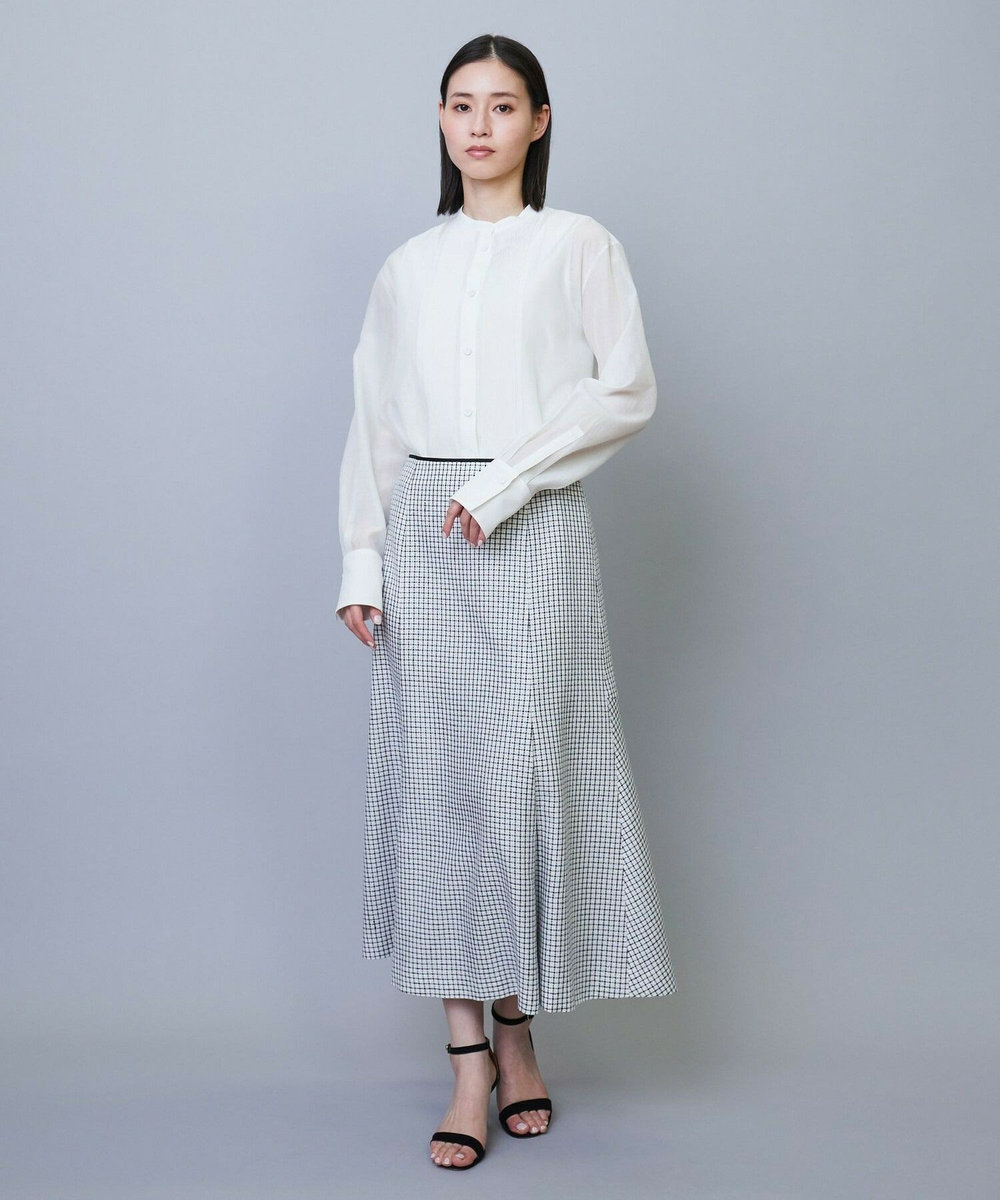 L'EQUIPE COUTURIER コットンシルクシャツ オフホワイト