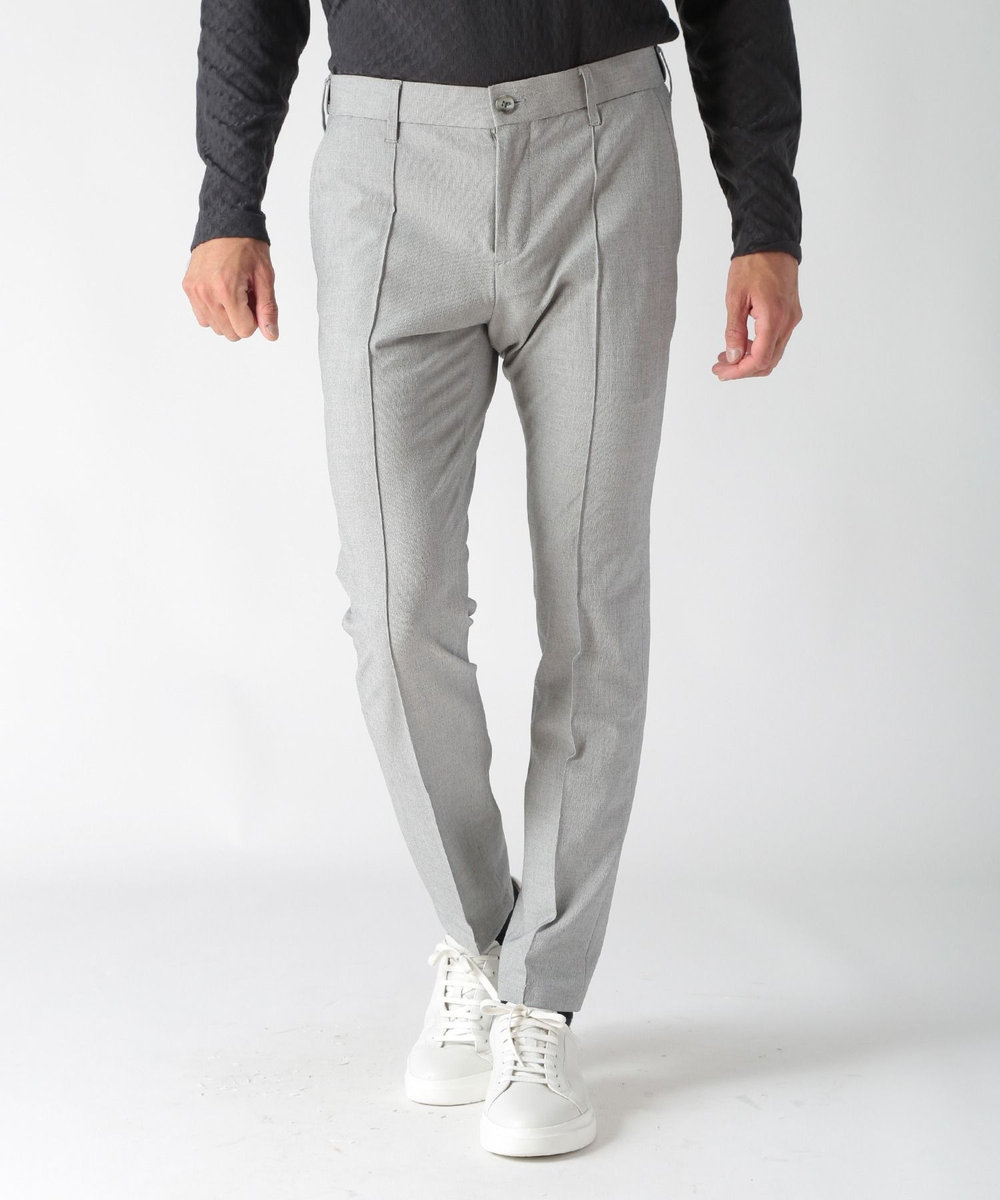 MEN'S BIGI 【ACTIVE TAILOR】360°ストレッチスラックス ライトグレー
