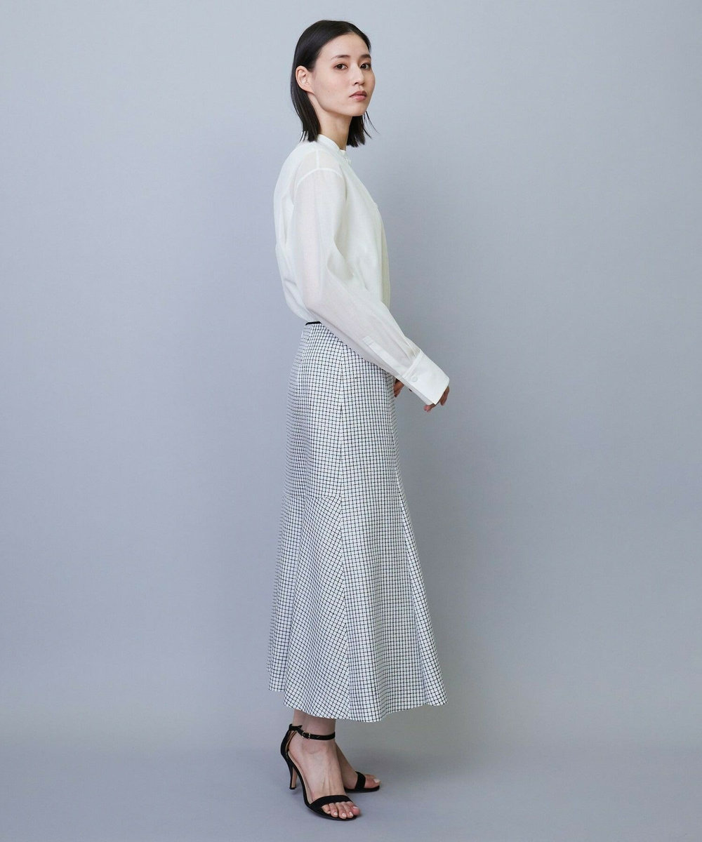 L'EQUIPE COUTURIER コットンシルクシャツ オフホワイト