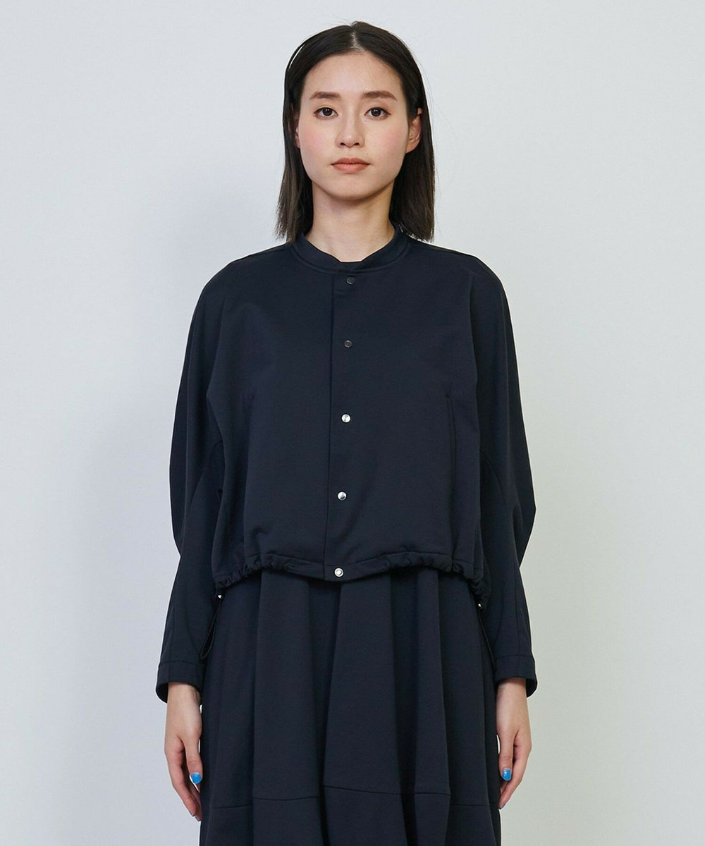 L'EQUIPE GREEN エコナイロンショートブルゾン ネイビー