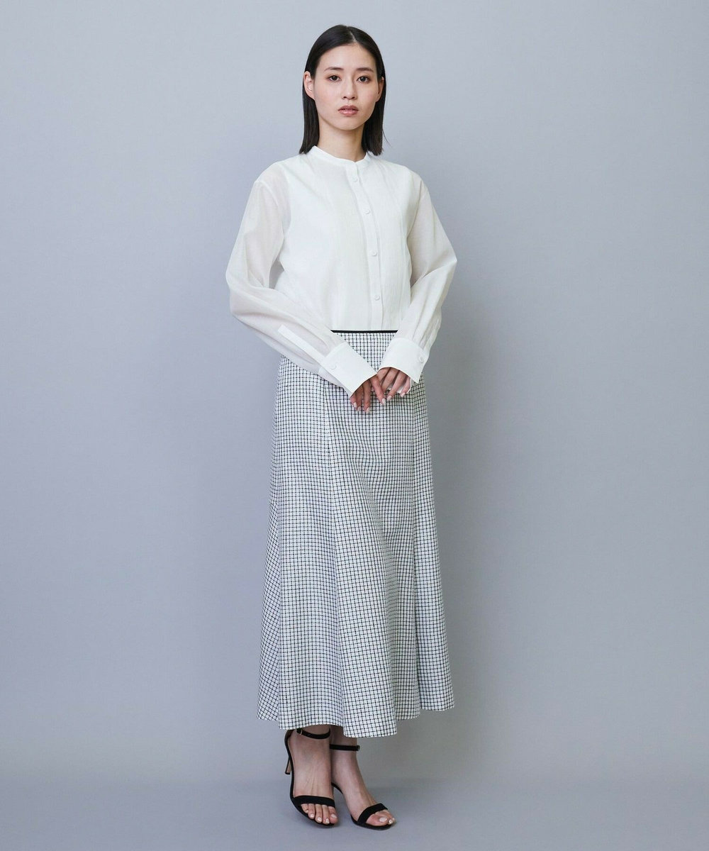 L'EQUIPE COUTURIER コットンシルクシャツ オフホワイト