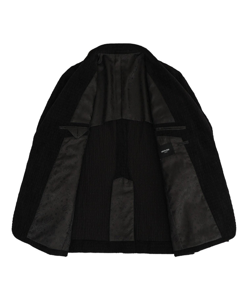 MEN'S BIGI シャーリングコーデュロイジャケット＜ストレッチ＞ ブラック
