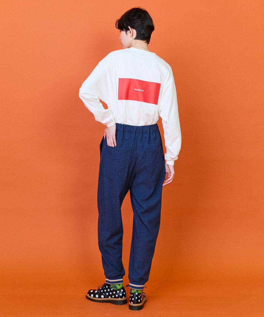 FRAPBOIS パウダーセットパンツ ブルー
