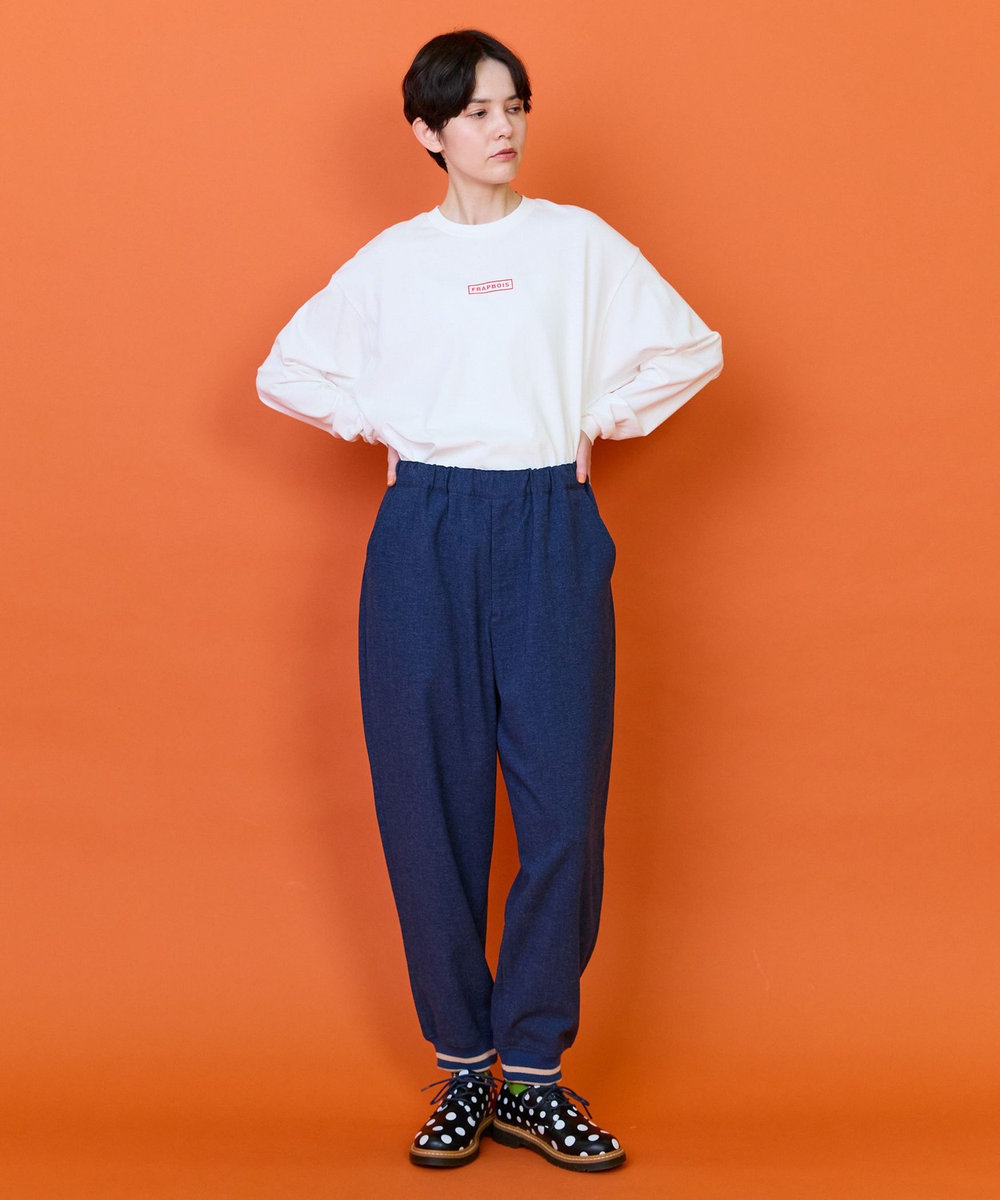 FRAPBOIS パウダーセットパンツ ブルー