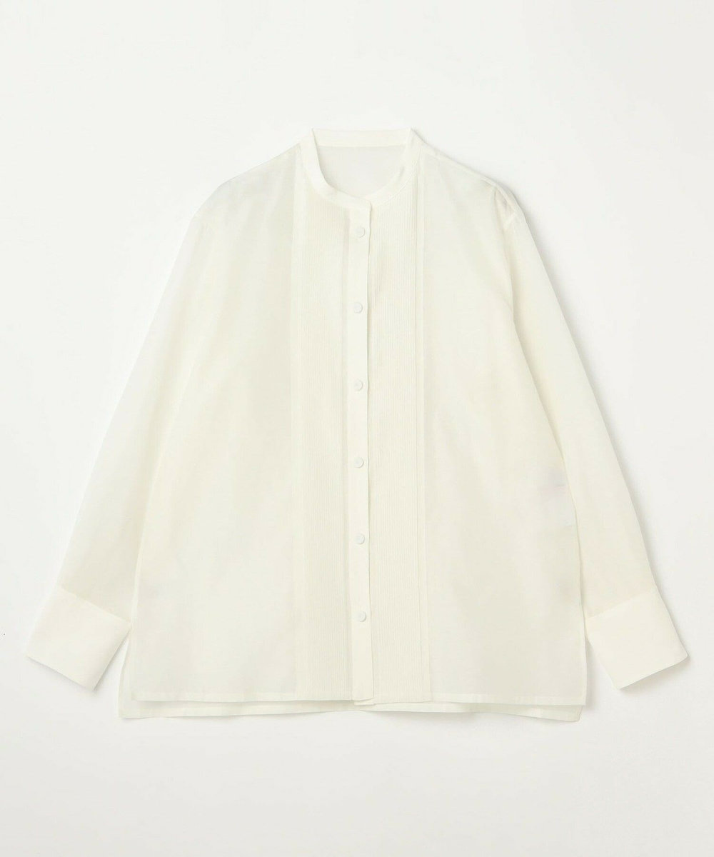 L'EQUIPE COUTURIER コットンシルクシャツ オフホワイト