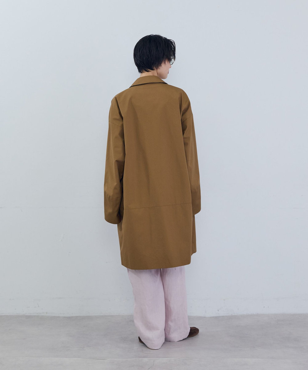 ADIEU TRISTESSE ステンカラーコート キャメル