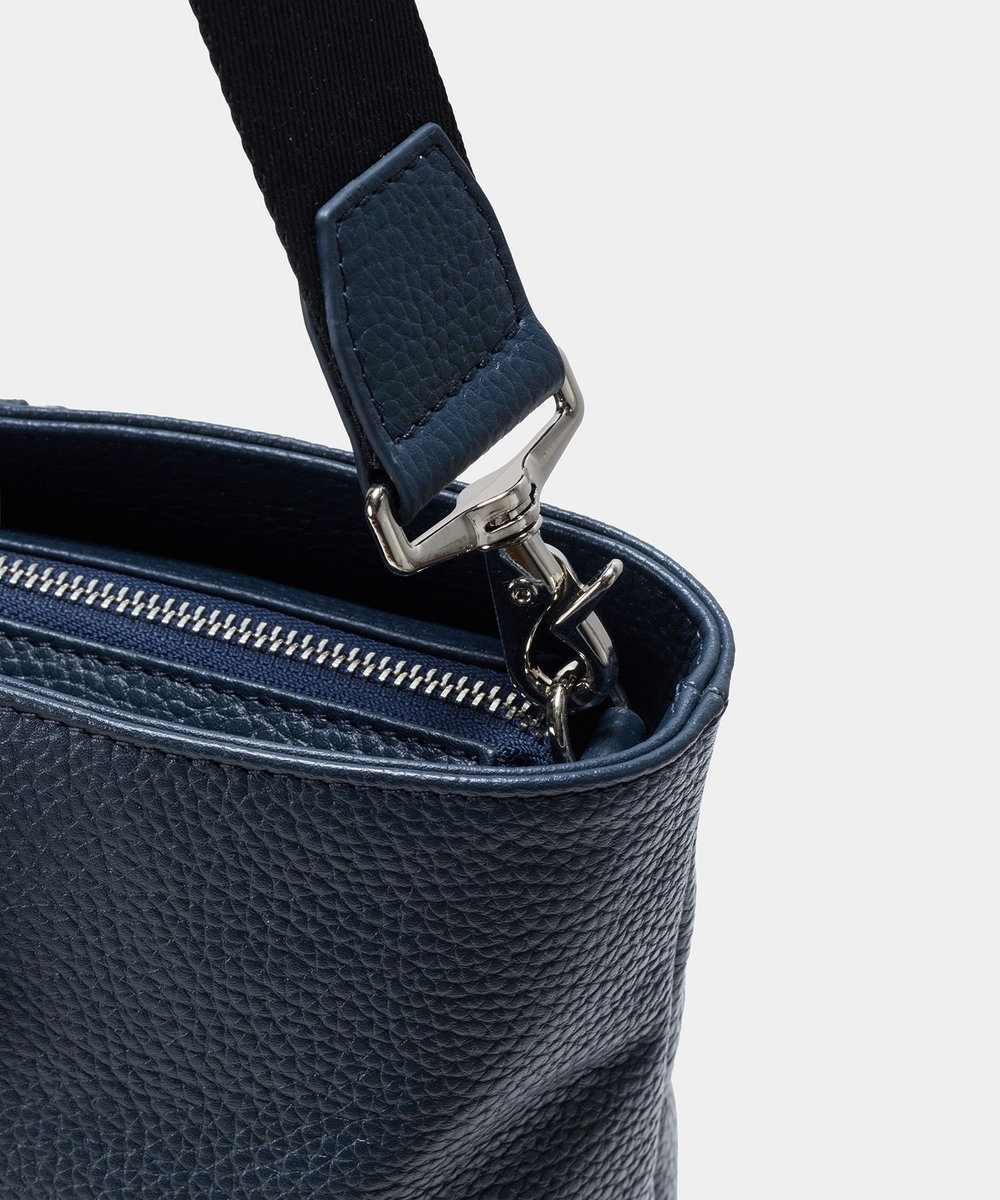 MEN'S BIGI 《別注》SEEKER シュリンクレザー2WAYトートバッグ ネイビー