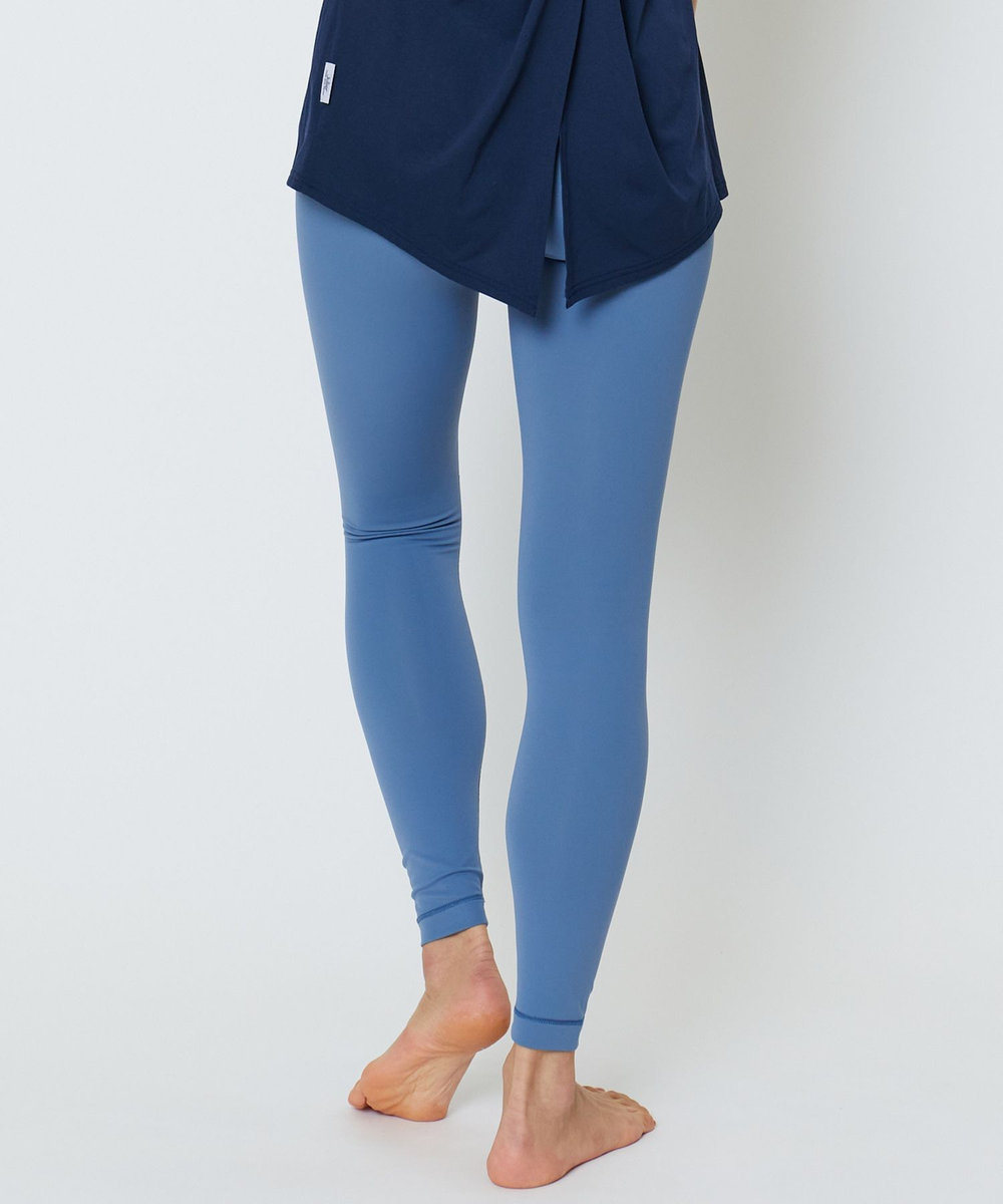 Julier 【定番】YOGA FIT裏起毛レギンス ブルー