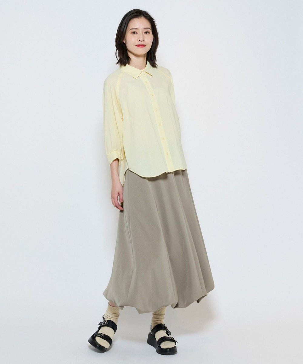 L'EQUIPE ジャガードソックス イエロー