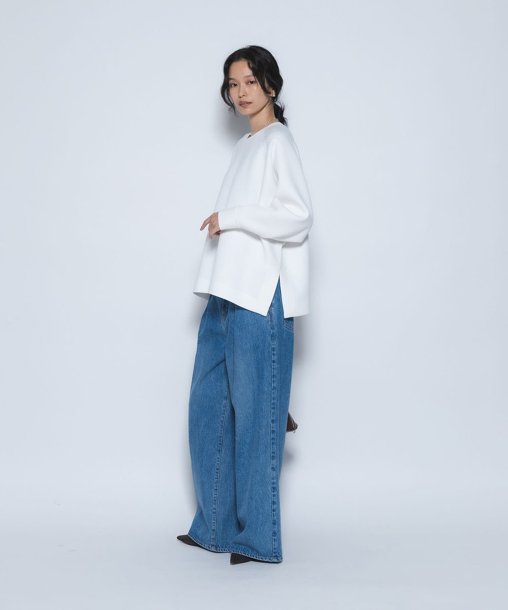 1er Arrondissement エアリーダンボールポンチョトップス オフホワイト