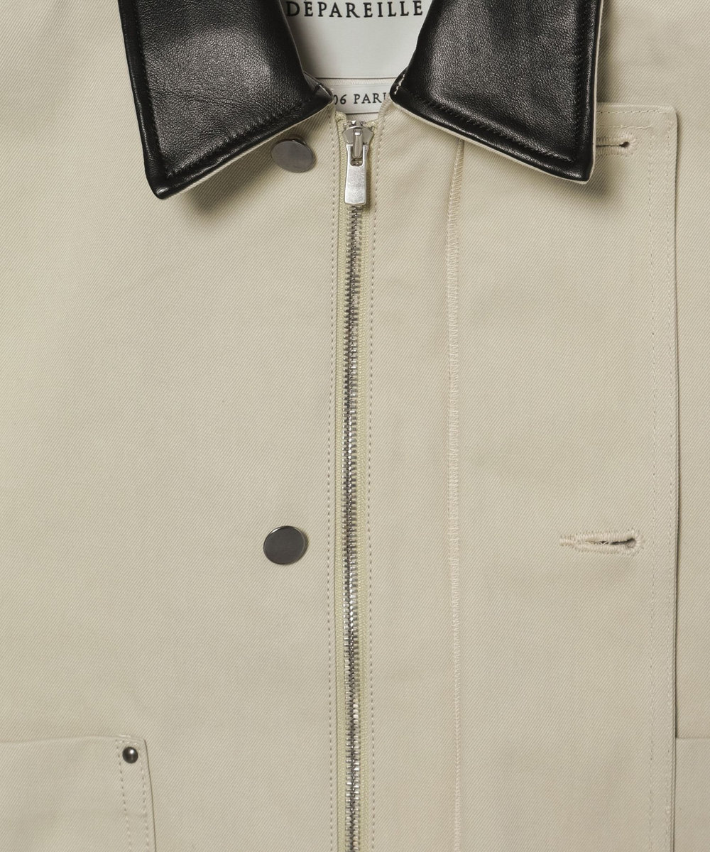 DÉPAREILLÉ GABARDINE BLOUSON / ギャバジンブルゾン ベージュ