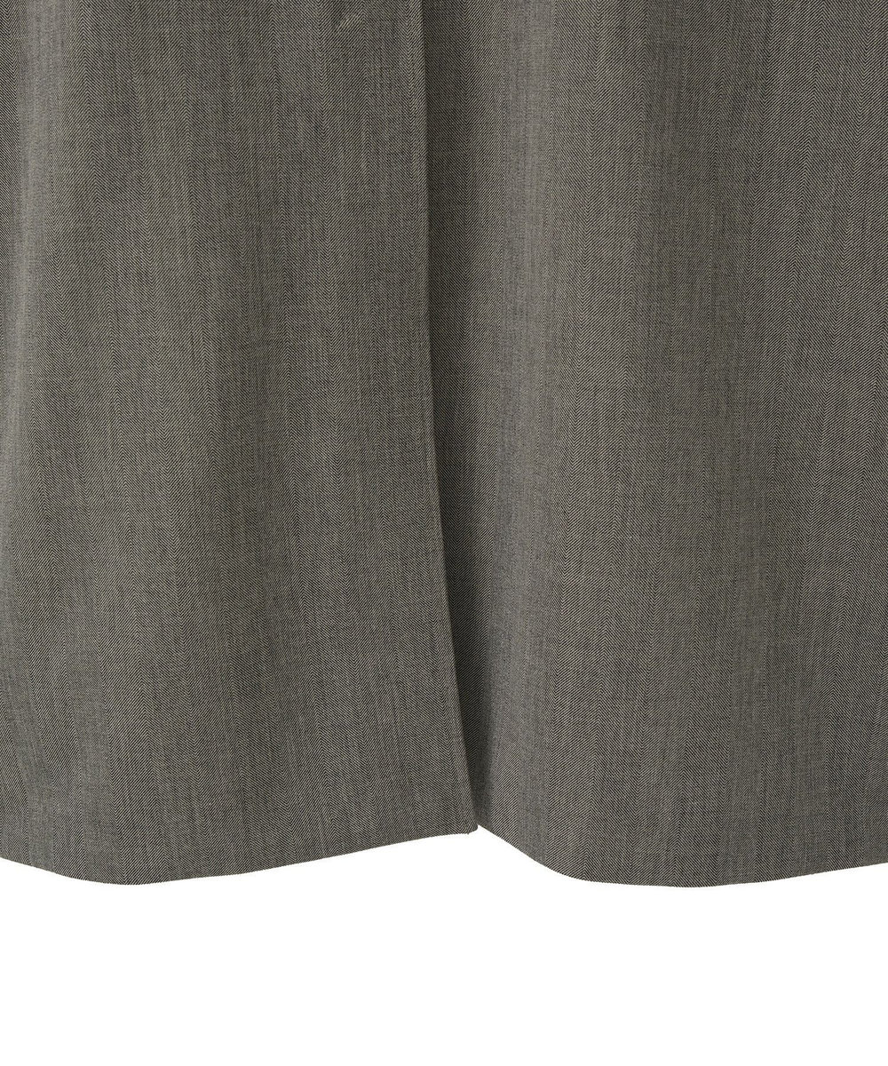 MEN'S BIGI ヘリンボーンダブルクロス ステンカラーコート＜2WAYストレッチ＞ ベージュ