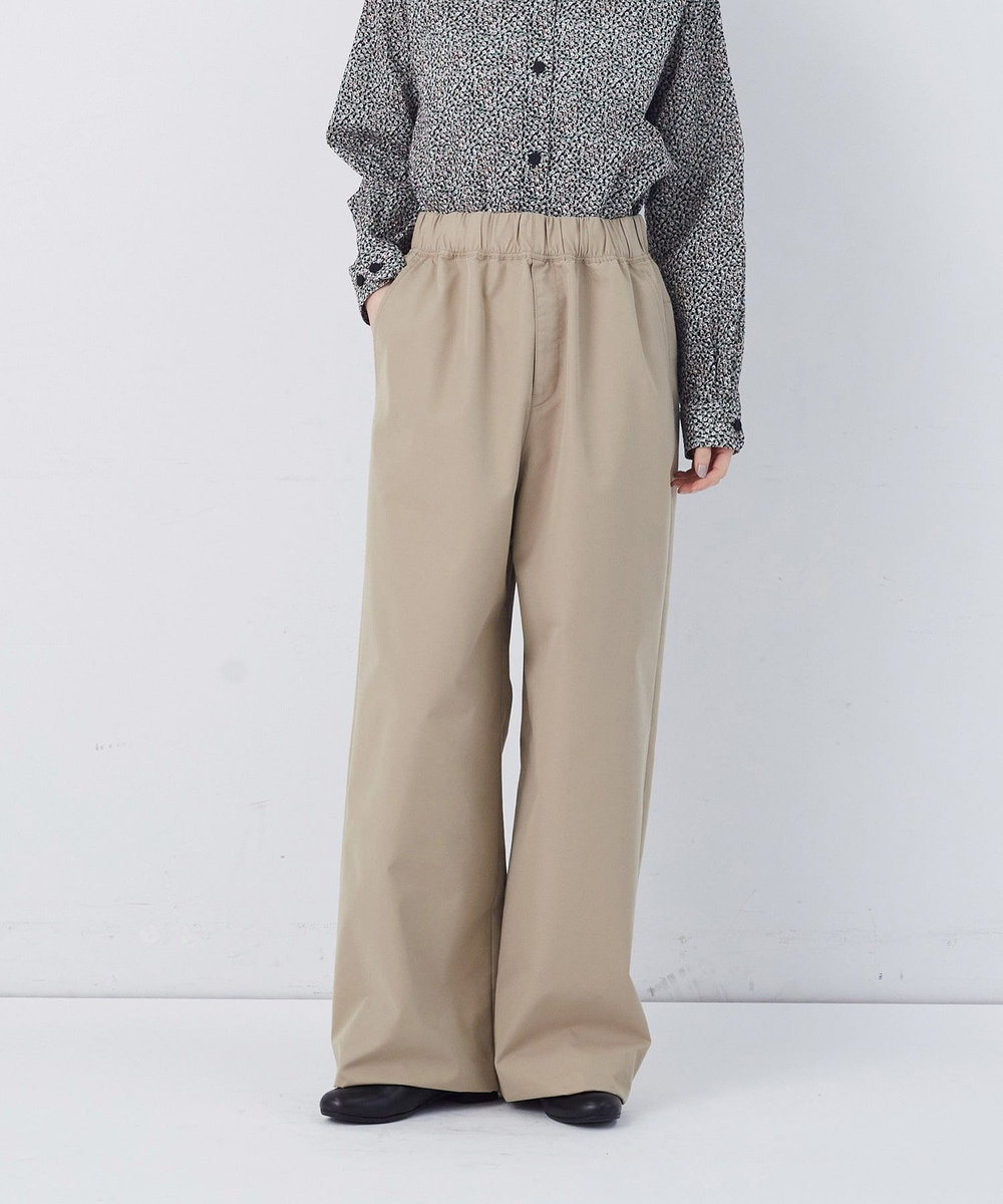 congés payés ADIEU TRISTESSE 【FAVE】ストレートパンツ ベージュ