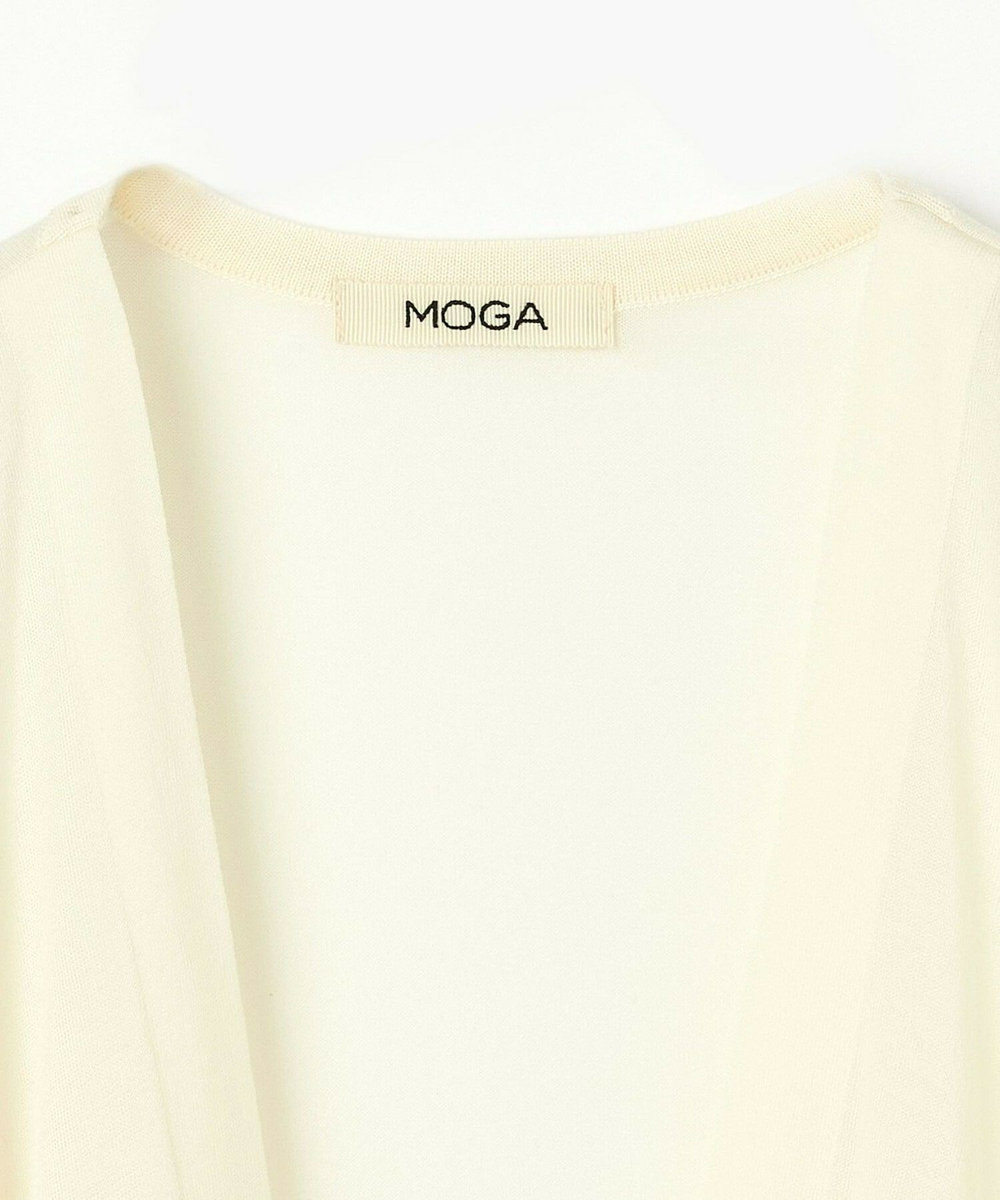 MOGA マーレアシンメトリーミドルカーディガン オフホワイト
