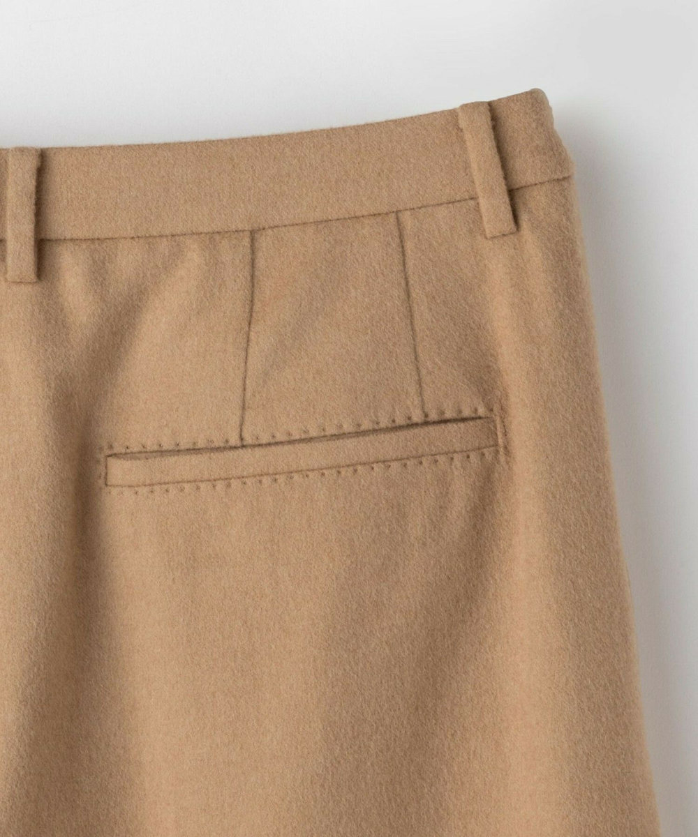 L'EQUIPE COUTURIER ピュアキャメルワイドパンツ キャメル