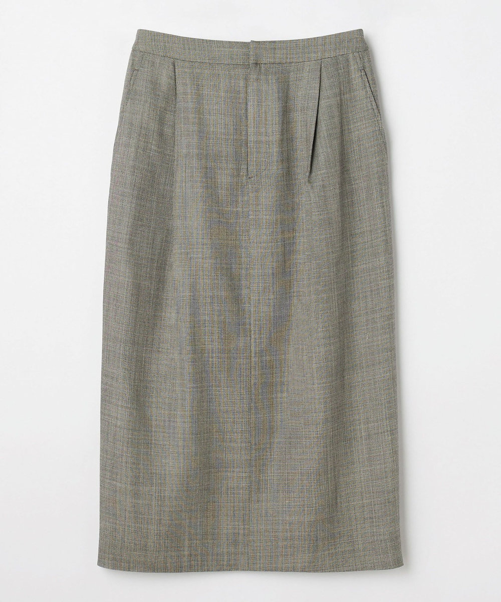 DÉPAREILLÉ SHARKSKIN CORSET SKIRT / シャークスキンコルセットスカート ブラウン