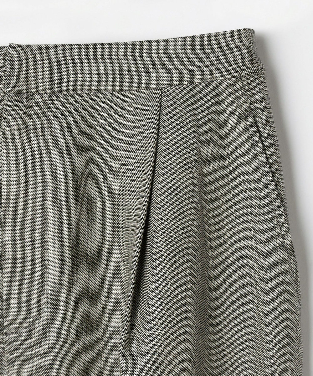 DÉPAREILLÉ SHARKSKIN CORSET SKIRT / シャークスキンコルセットスカート ブラウン