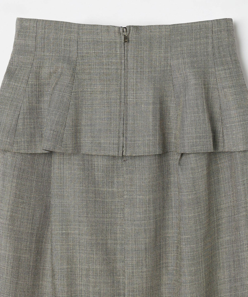 DÉPAREILLÉ SHARKSKIN CORSET SKIRT / シャークスキンコルセットスカート ブラウン