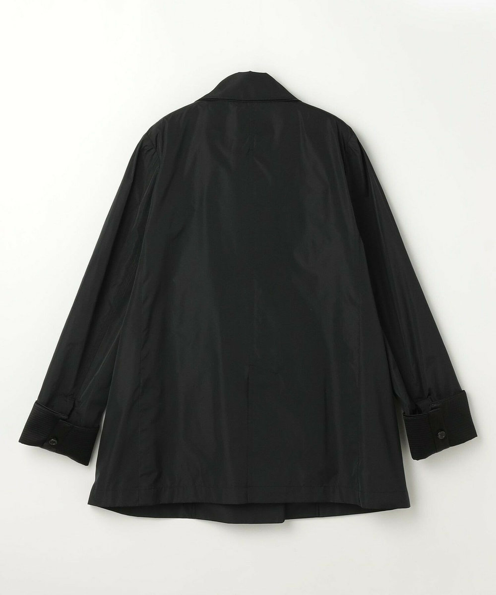 L'EQUIPE COUTURIER マイクロシルクタフタジャケットコート ブラック