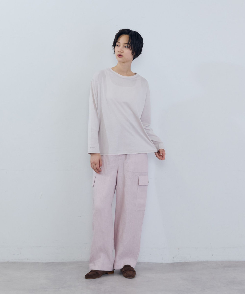 ADIEU TRISTESSE リネンカーゴパンツ ピンク