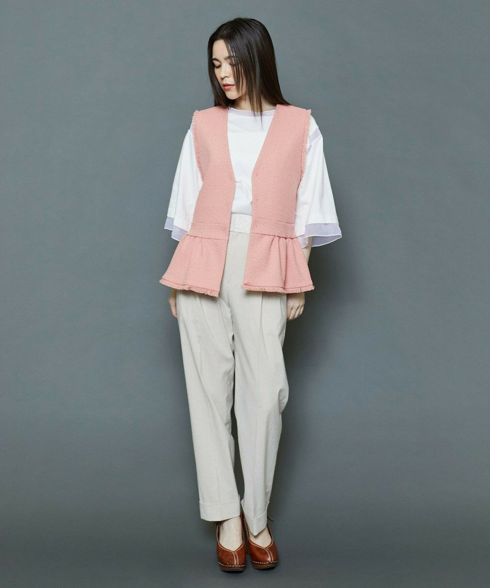 MOGA Collection [MOGA Collection]綿麻ナチュラストレッチパンツ キナリ