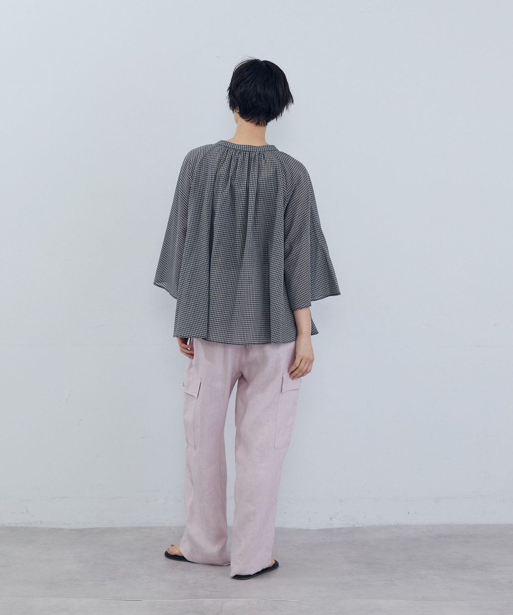 ADIEU TRISTESSE リネンカーゴパンツ ピンク