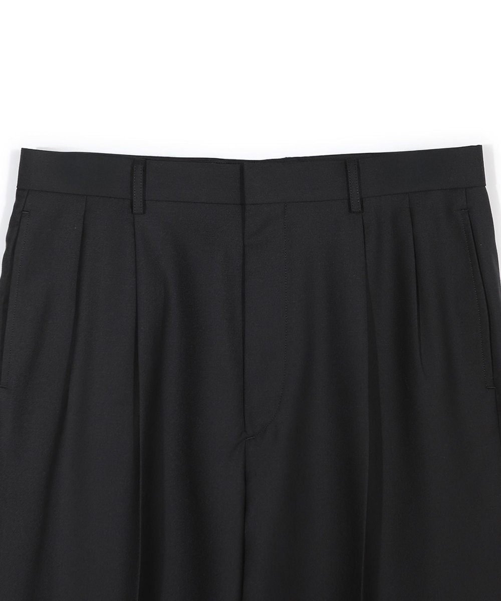MEN'S BIGI 【50th Anniv . 菊池武夫】TECHWOOL TWILL PANTS ブラック