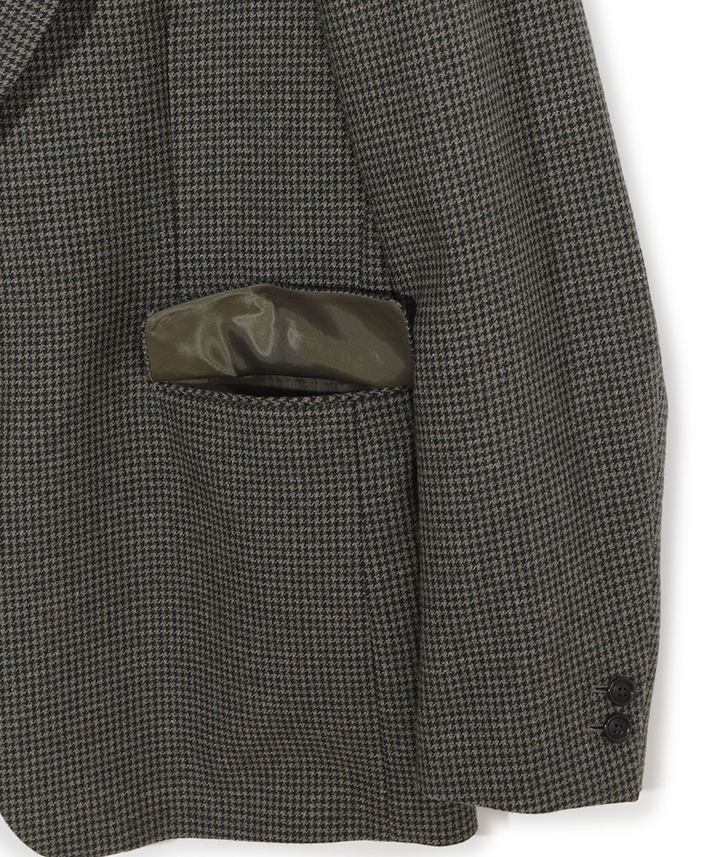 MEN'S BIGI 【50th Anniv . 菊池武夫】WOOL HOUNDSTOOTH JACKET カーキ