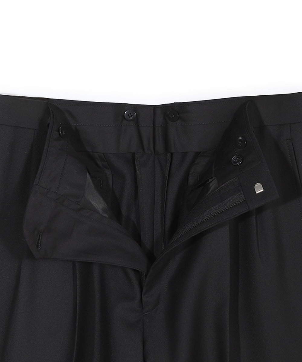 MEN'S BIGI 【50th Anniv . 菊池武夫】TECHWOOL TWILL PANTS ブラック