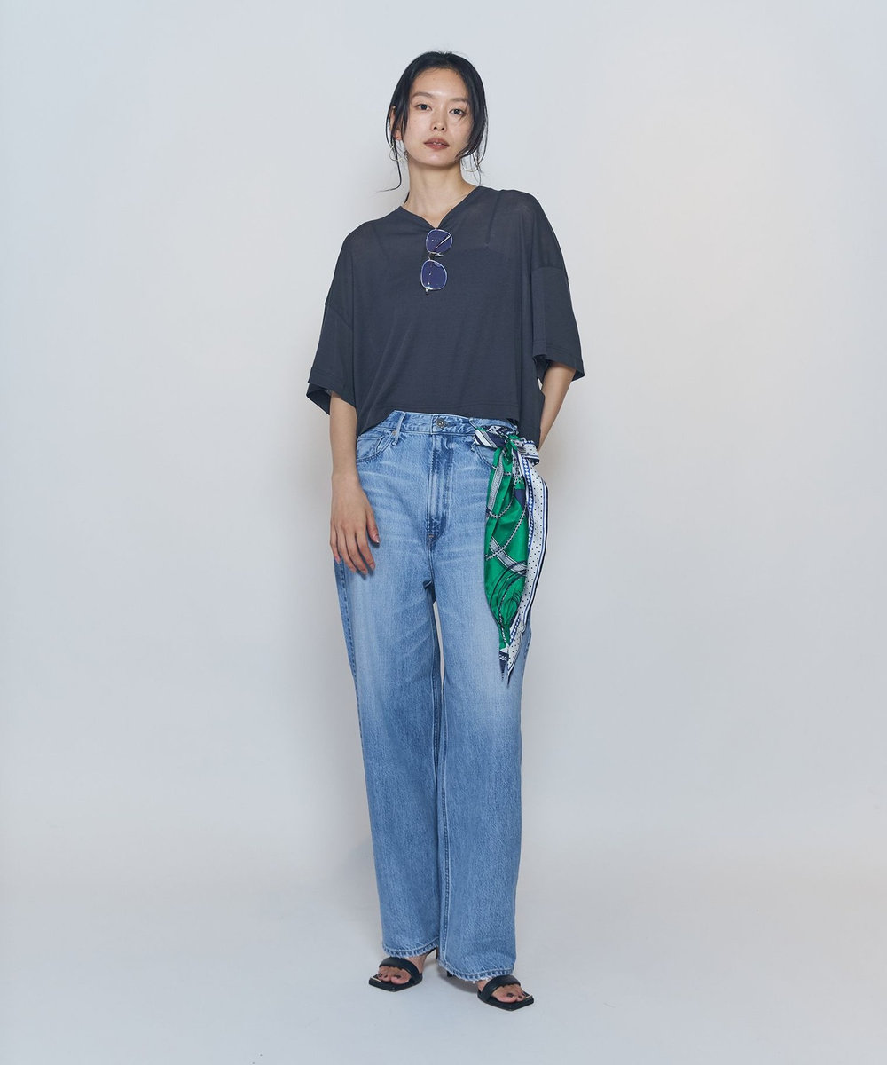 1er Arrondissement ＜upper hights / アッパーハイツ＞"SHORELINE WIDE TEE"カットソー ホワイト