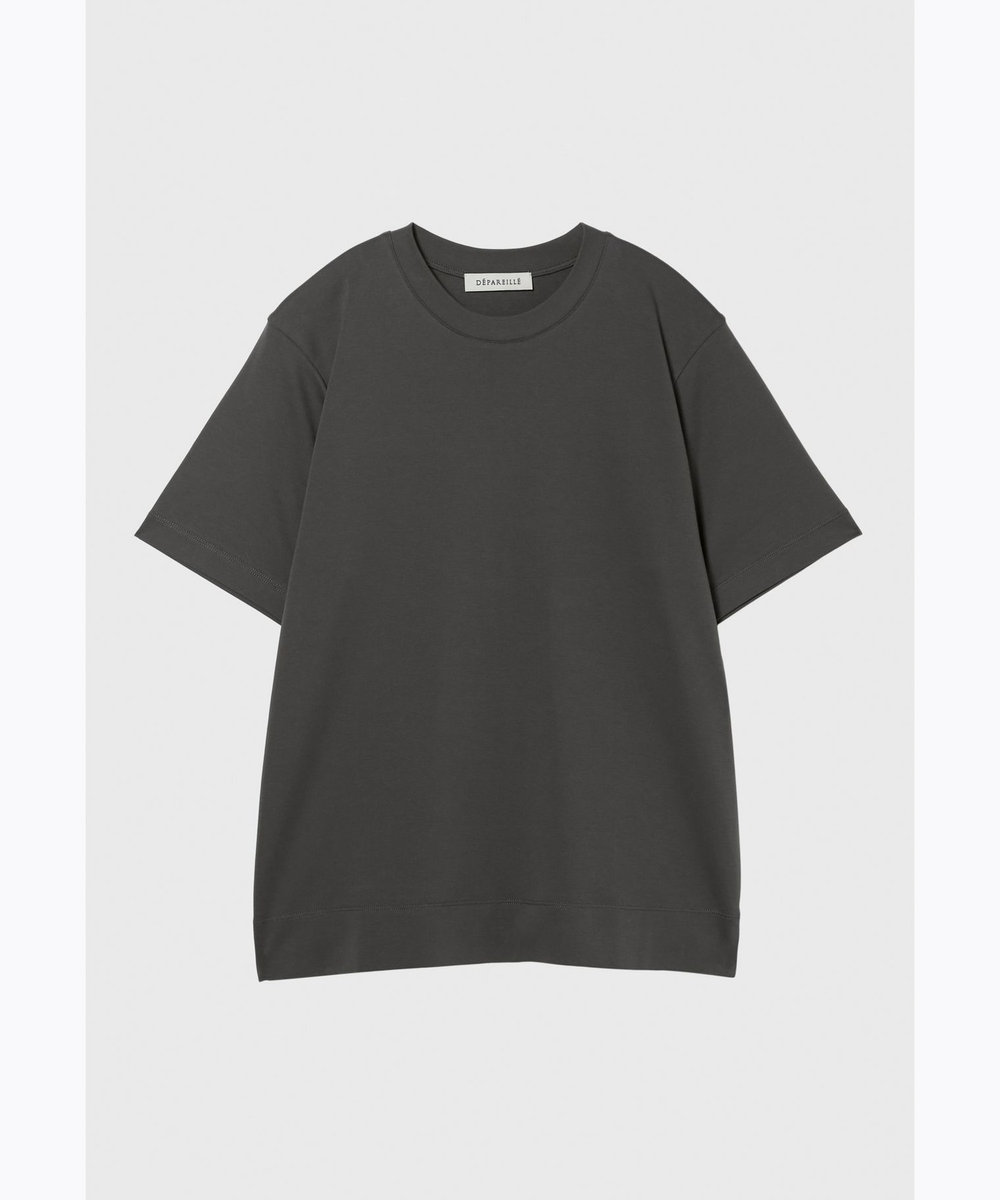 DÉPAREILLÉ SMOOTH SHORT SLEEVE T SHIRT / スムースショートスリーブTシャツ チャコールグレー