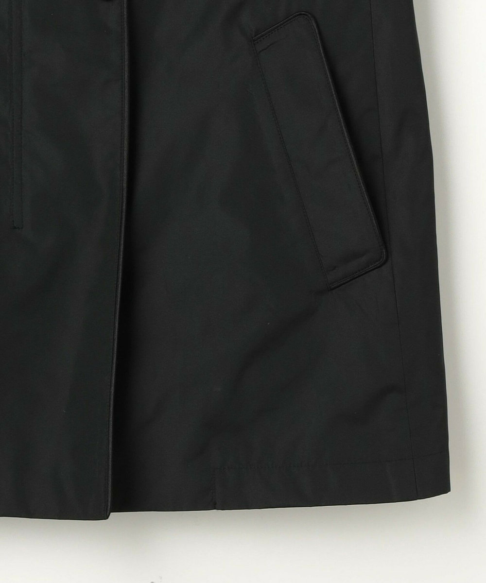 L'EQUIPE COUTURIER マイクロシルクタフタジャケットコート ブラック