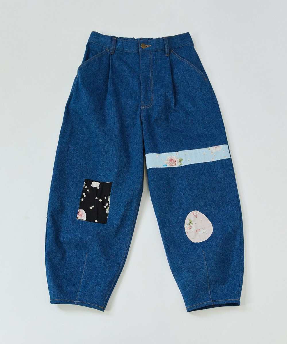 FRAPBOIS リペアデニムパンツ ブルー