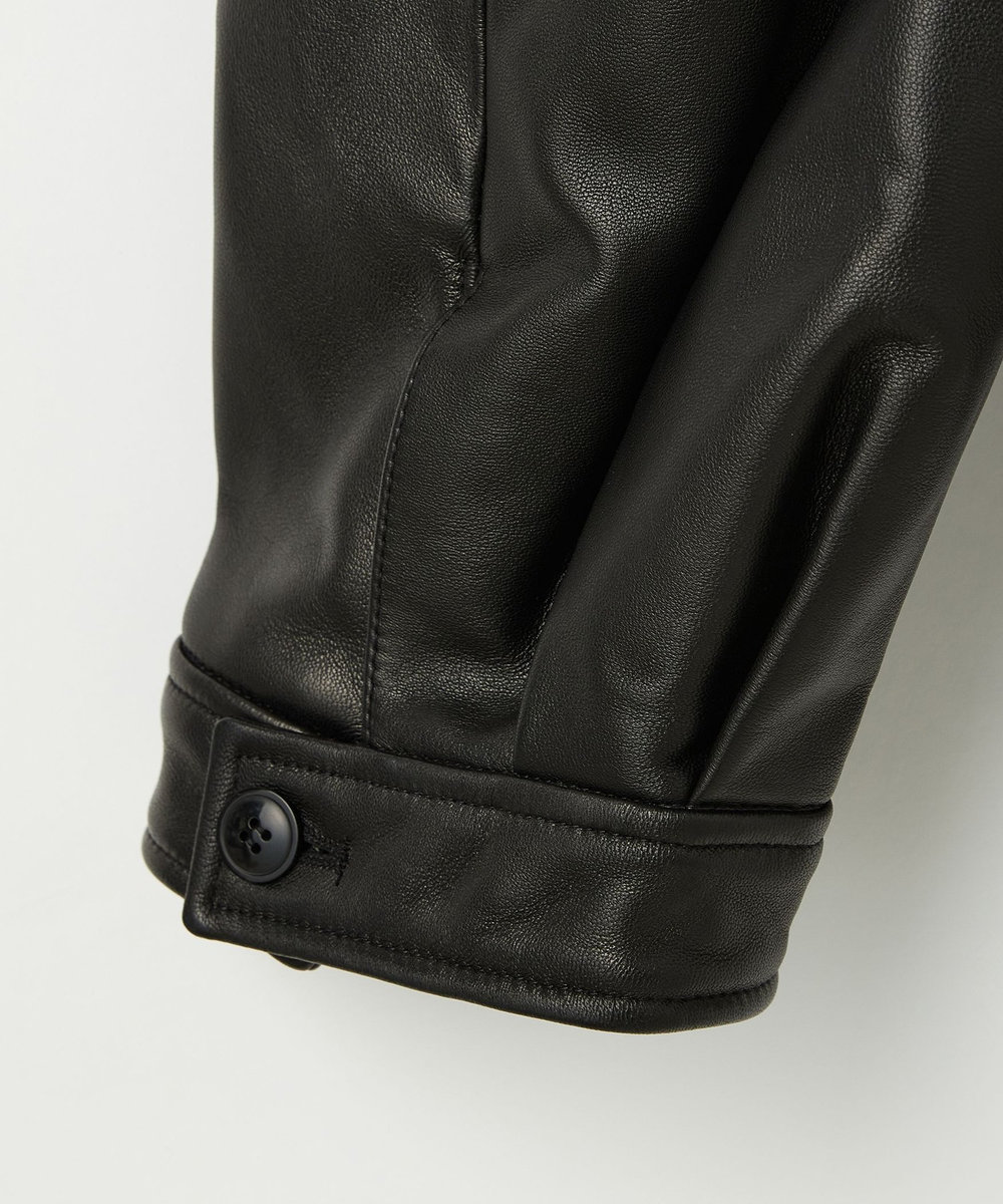 DÉPAREILLÉ LAMB LEATHER BLOUSON / ラムレザーブルゾン ブラック