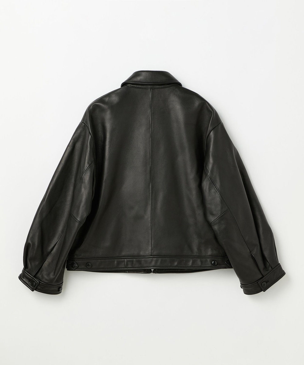 DÉPAREILLÉ LAMB LEATHER BLOUSON / ラムレザーブルゾン ブラック