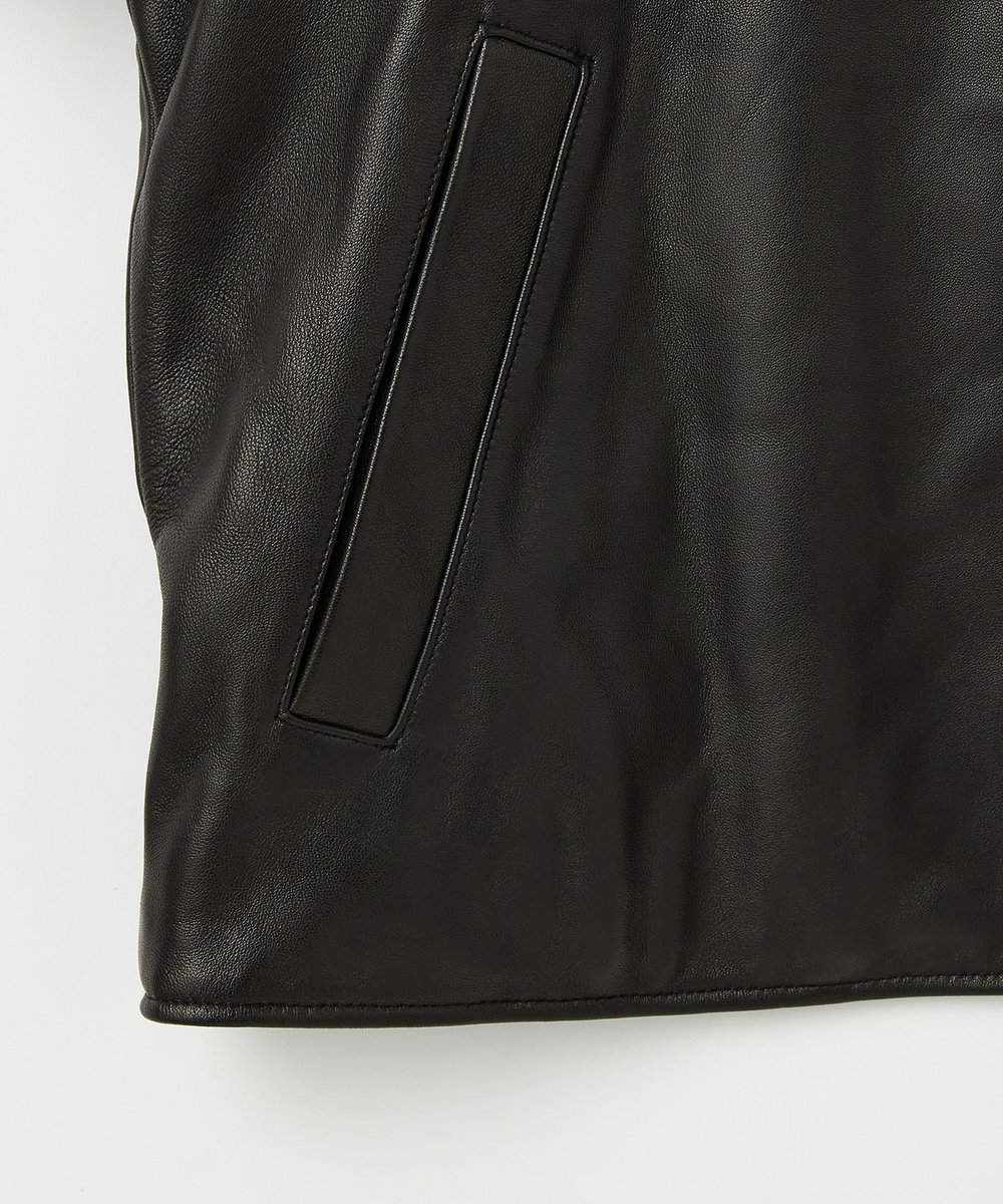 DÉPAREILLÉ LAMB LEATHER BLOUSON / ラムレザーブルゾン ブラック